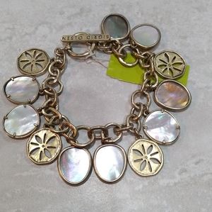 Sigrid Olsen gold tone charm bracelet